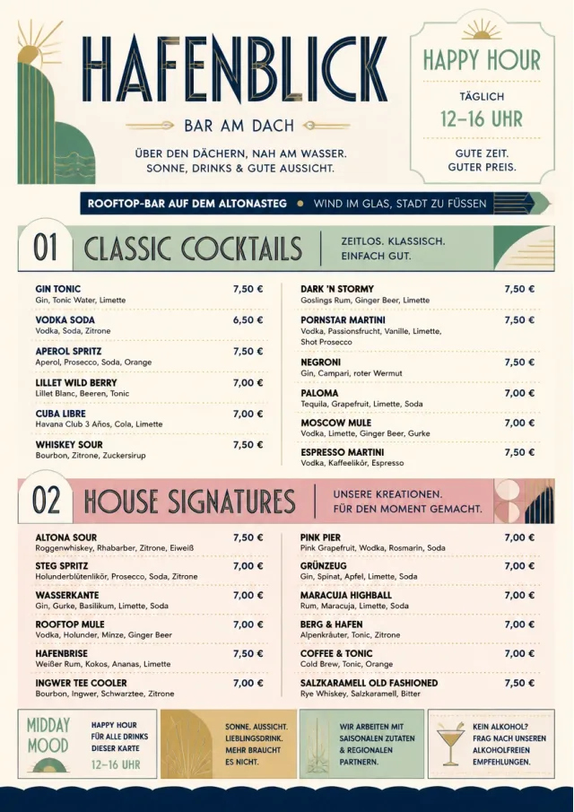 Modern Brunch Editorial happy-hour-menu menu template preview
