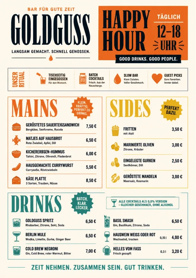 Counter Quick Board happy-hour-menu menu template preview