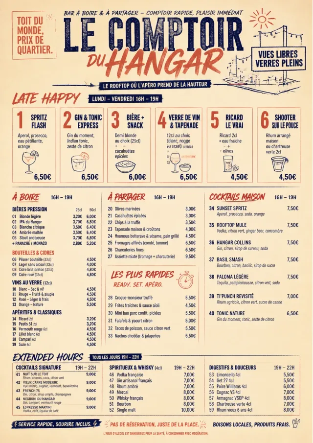 Urban Counter Quick happy-hour-menu menu template preview
