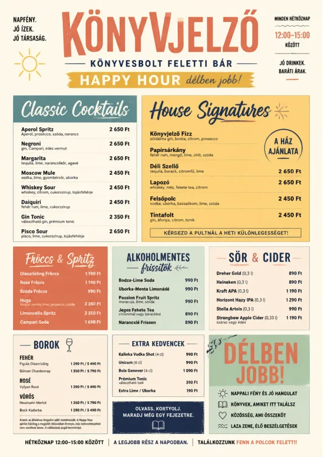 Modern Brunch Editorial happy-hour-menu menu template preview
