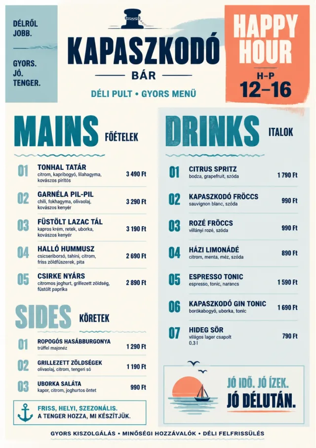 Counter Quick Board happy-hour-menu menu template preview