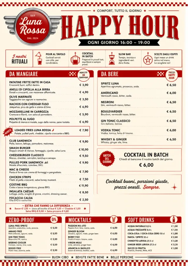 Diner Comfort happy-hour-menu menu template preview