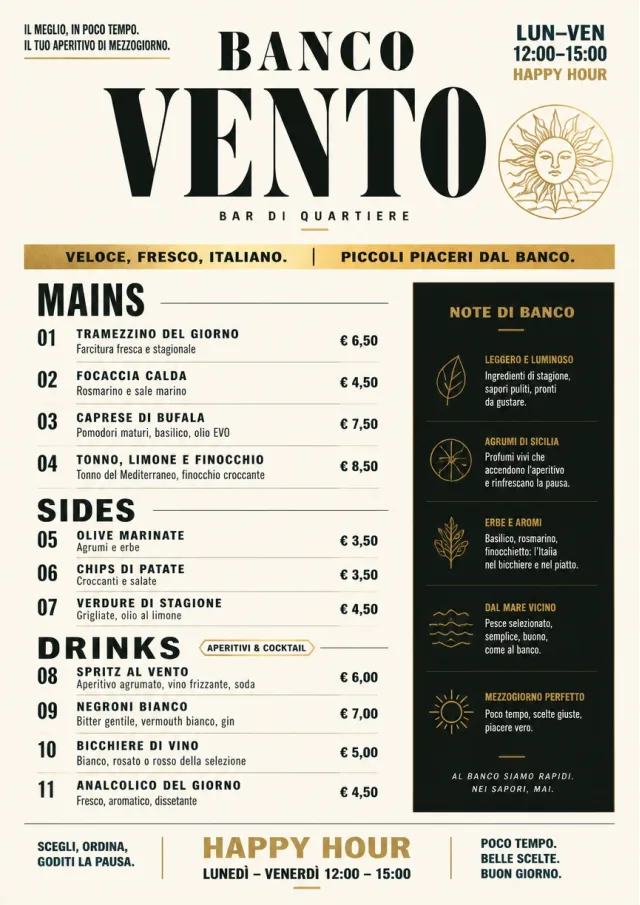 Counter Quick Board happy-hour-menu menu template preview