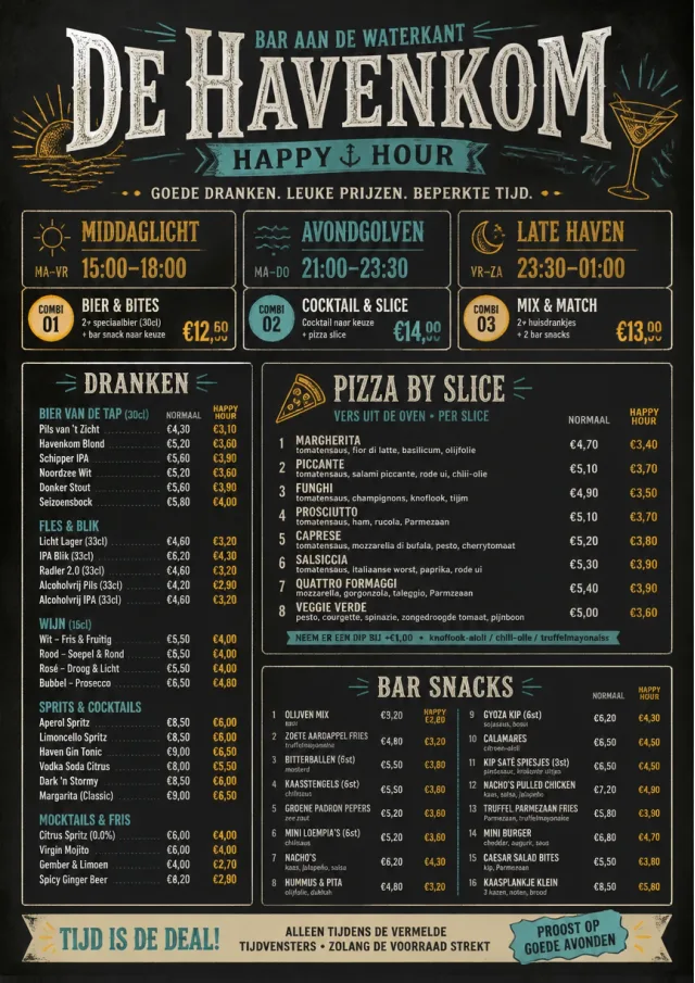 Happy Hour Promo happy-hour-menu menu template preview