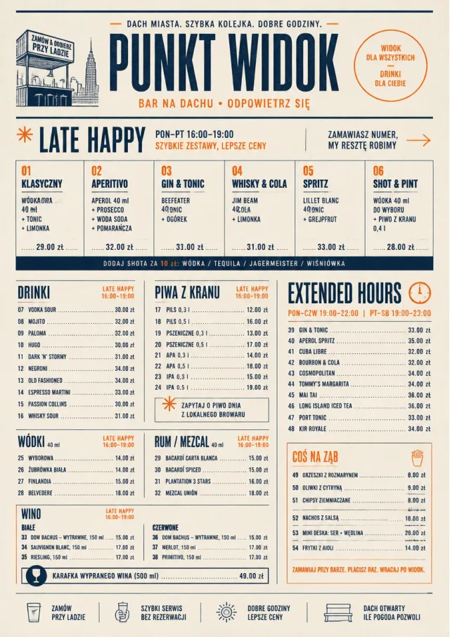Urban Counter Quick happy-hour-menu menu template preview