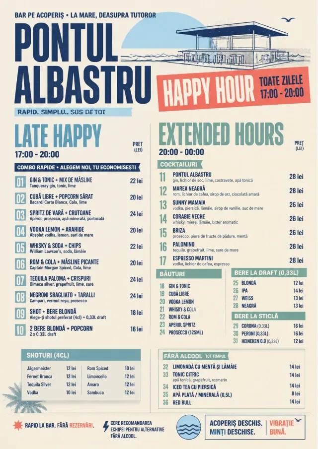 Urban Counter Quick happy-hour-menu menu template preview