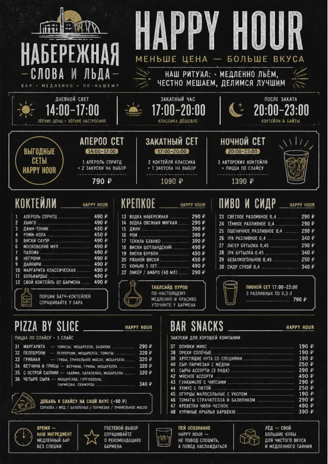 Happy Hour Promo happy-hour-menu menu template preview