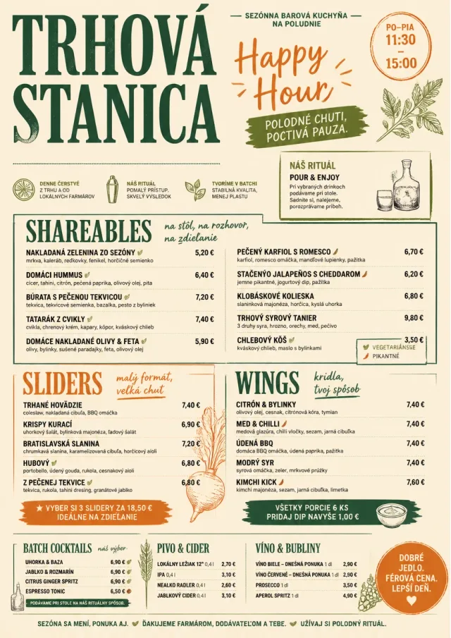 Market Fresh Midday happy-hour-menu menu template preview