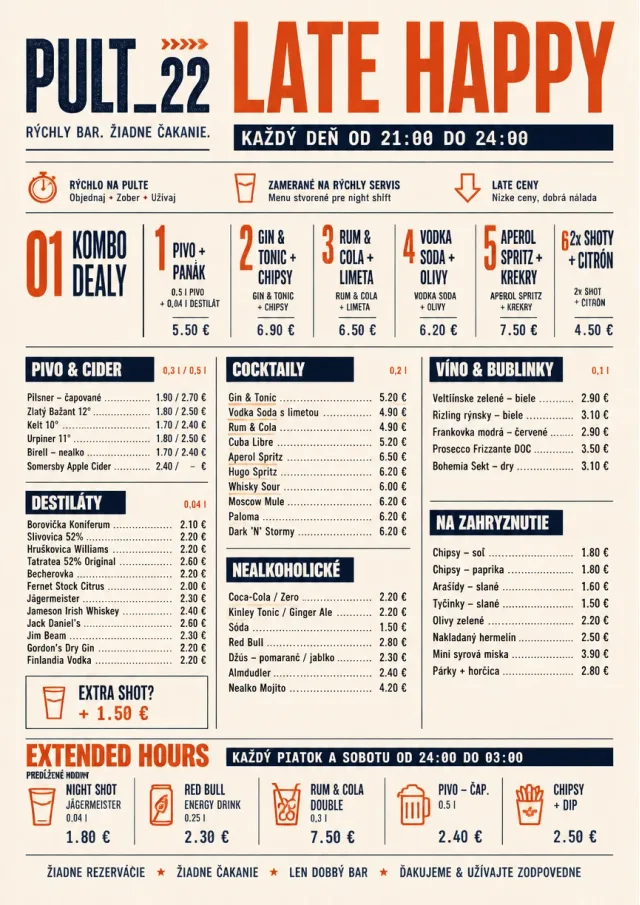 Urban Counter Quick happy-hour-menu menu template preview
