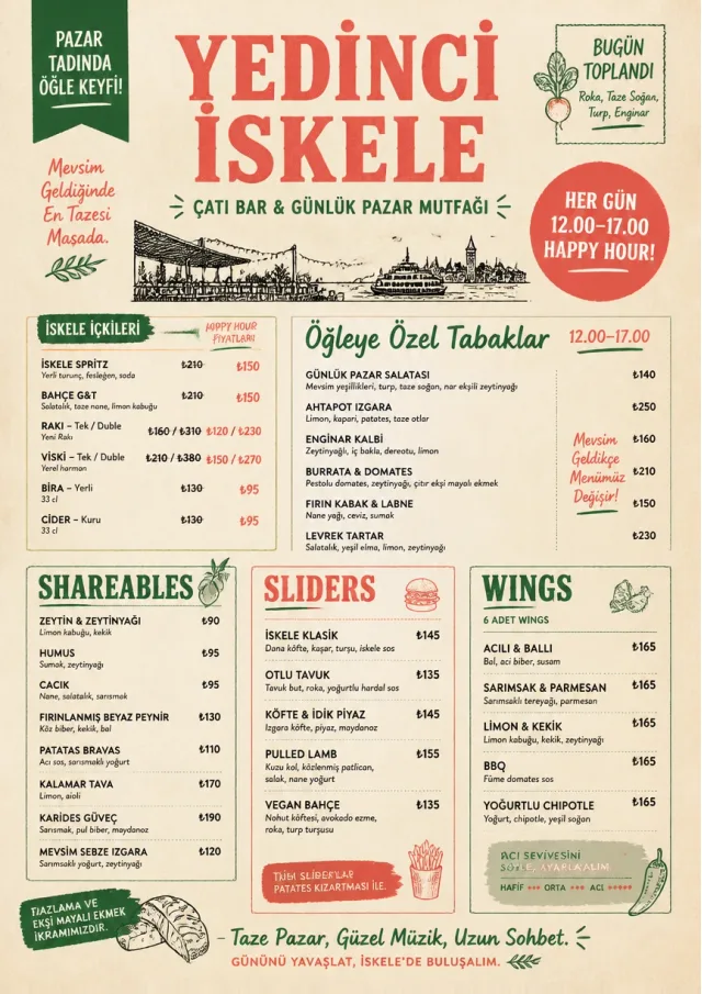 Market Fresh Midday happy-hour-menu menu template preview