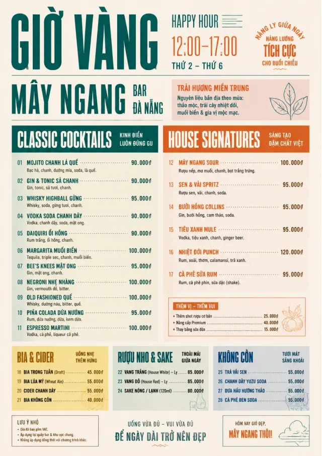 Modern Brunch Editorial happy-hour-menu menu template preview