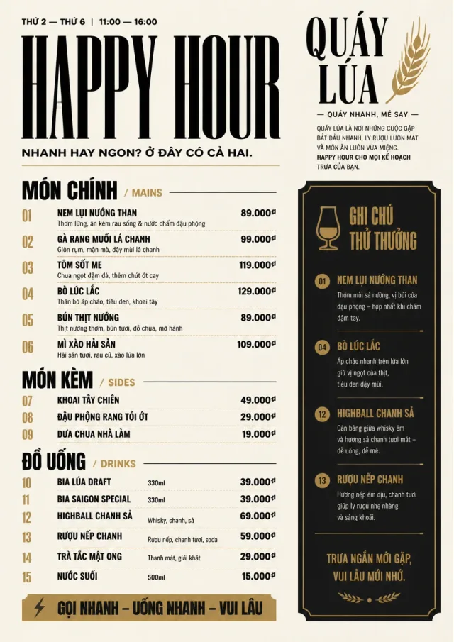 Counter Quick Board happy-hour-menu menu template preview