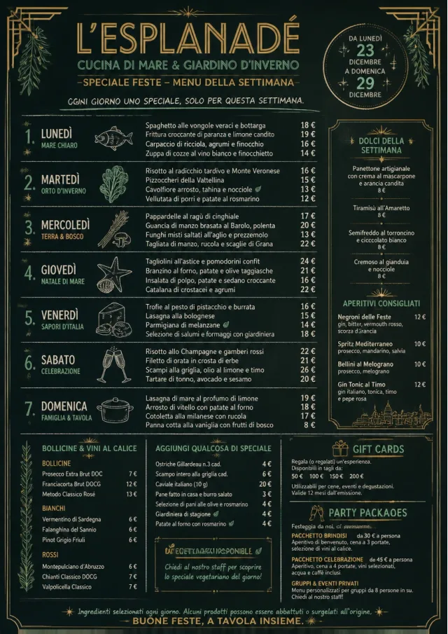 Chalkboard Specials Week holiday-menu menu template preview