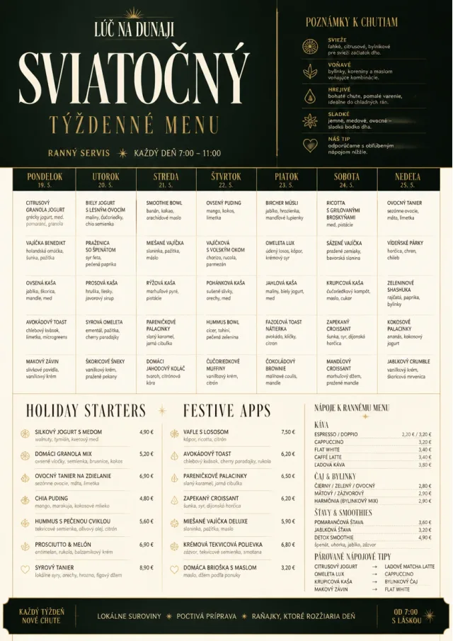 Weekly Grid holiday-menu menu template preview