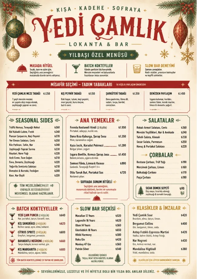 Holiday Festive holiday-menu menu template preview