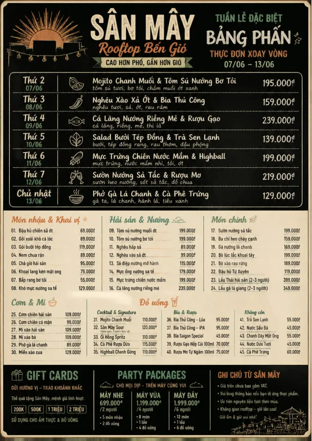 Chalkboard Specials Week holiday-menu menu template preview