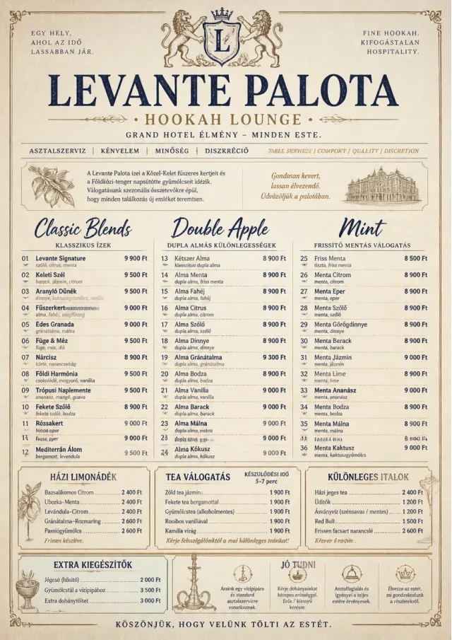 Grand Hotel Classic hookah-menu menu template preview