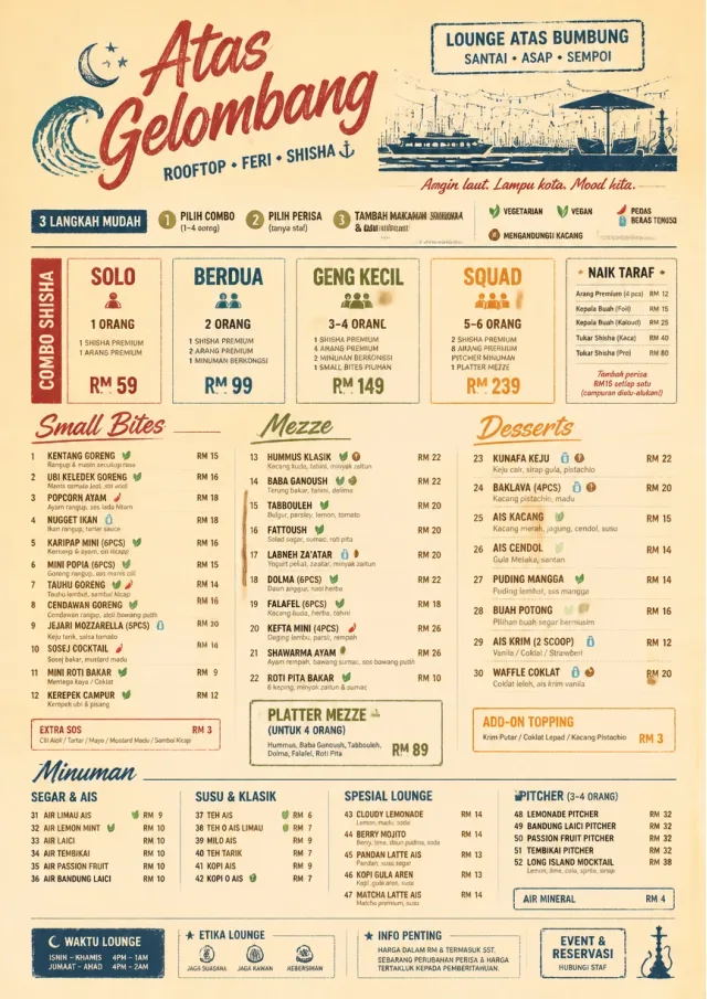 Convention Quick hookah-menu menu template preview