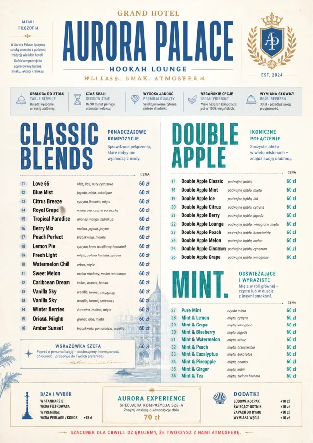 Grand Hotel Classic hookah-menu menu template preview