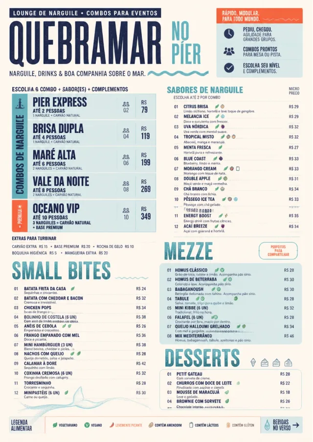 Convention Quick hookah-menu menu template preview