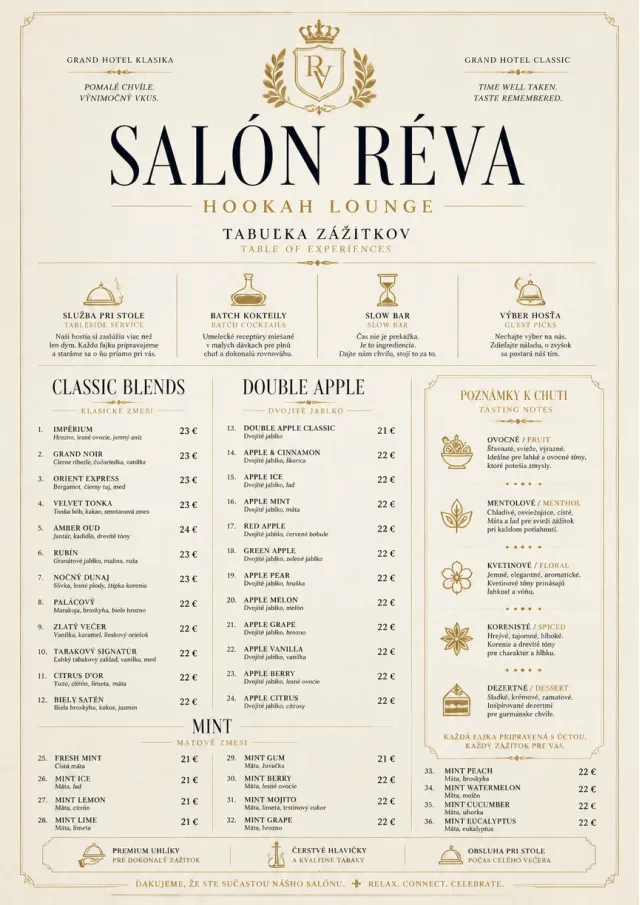 Grand Hotel Classic hookah-menu menu template preview