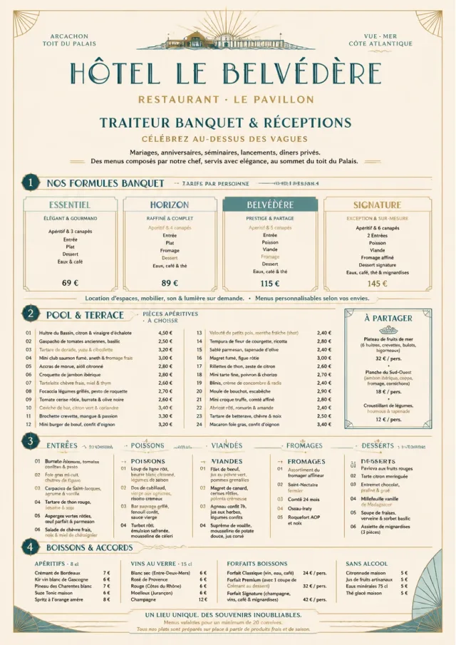 Banquet Catering hotel-menu menu template preview