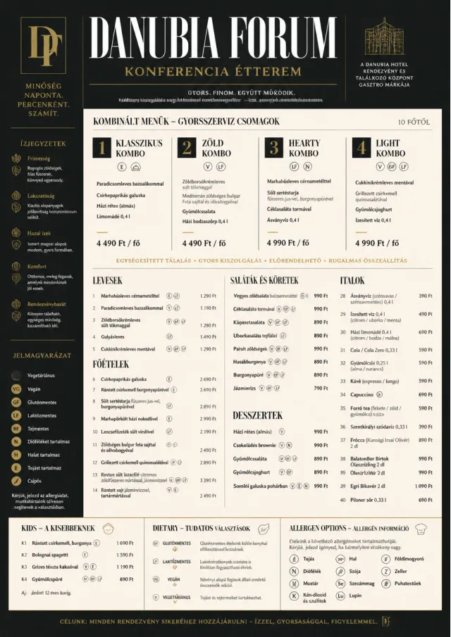 hotel convention quick hotel-menu menu template preview