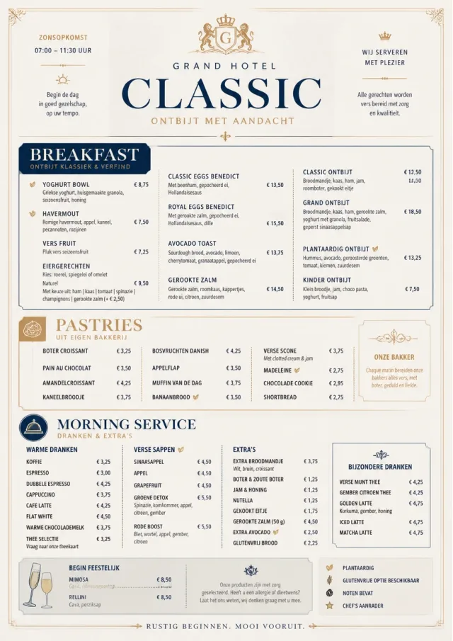 hotel grand hotel classic hotel-menu menu template preview
