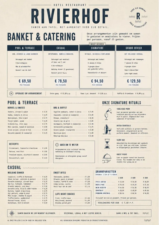 Banquet Catering hotel-menu menu template preview