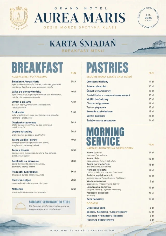 Grand Hotel Classic hotel-menu menu template preview