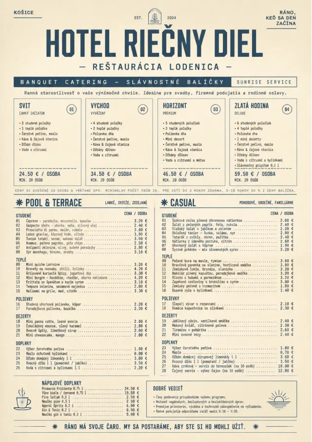 Banquet Catering hotel-menu menu template preview