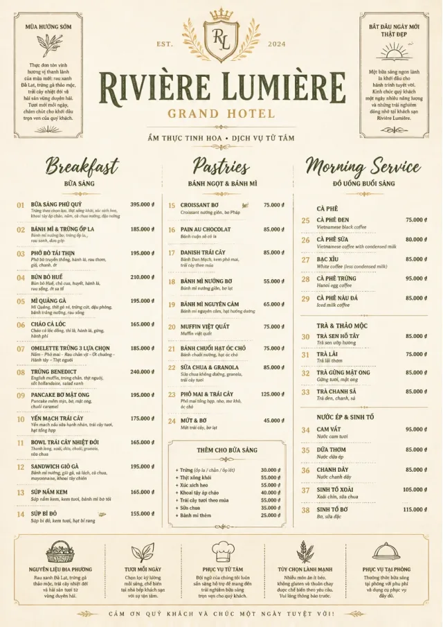 hotel grand hotel classic hotel-menu menu template preview