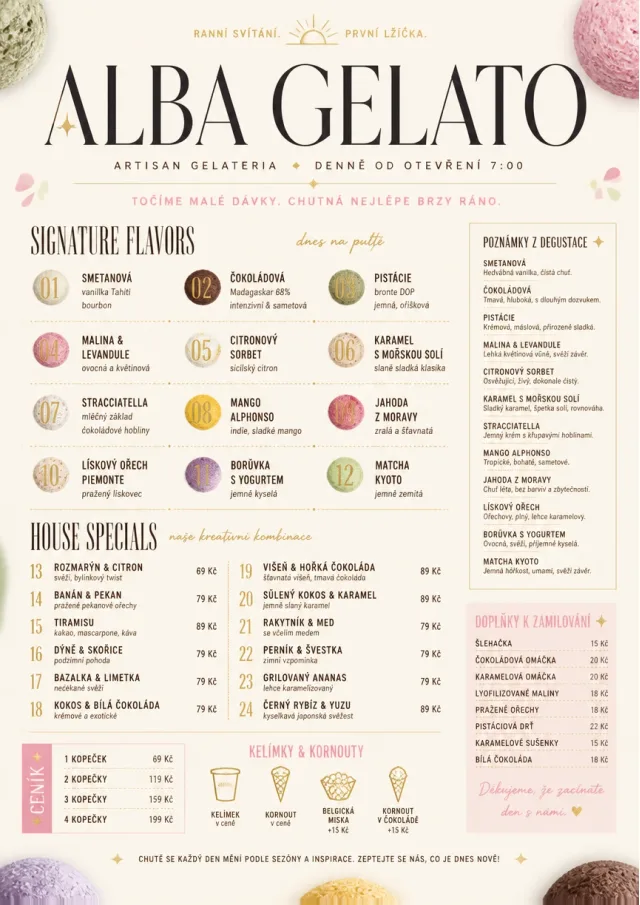 Gelato Bright ice-cream-menu menu template preview