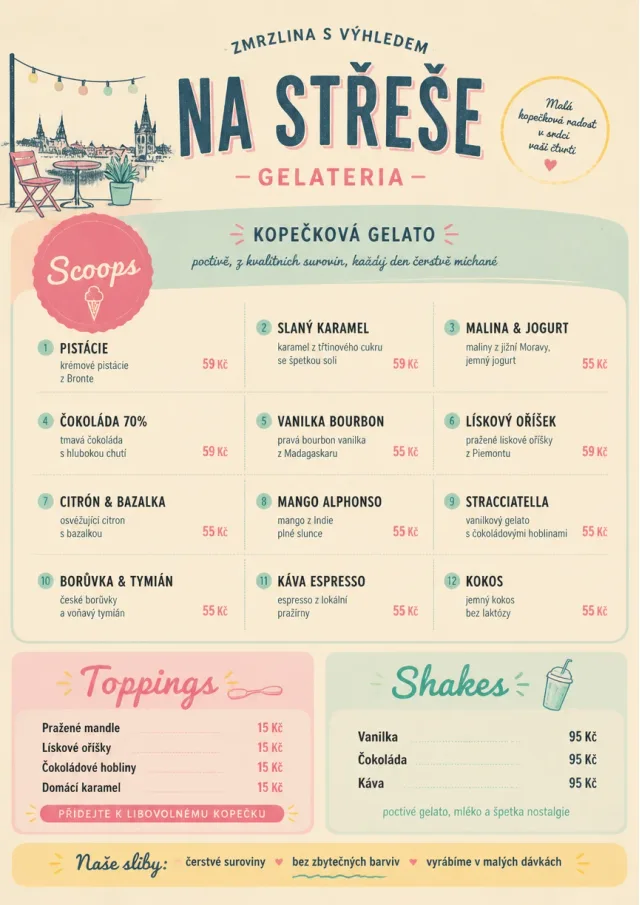 Scoop Shop Lite ice-cream-menu menu template preview