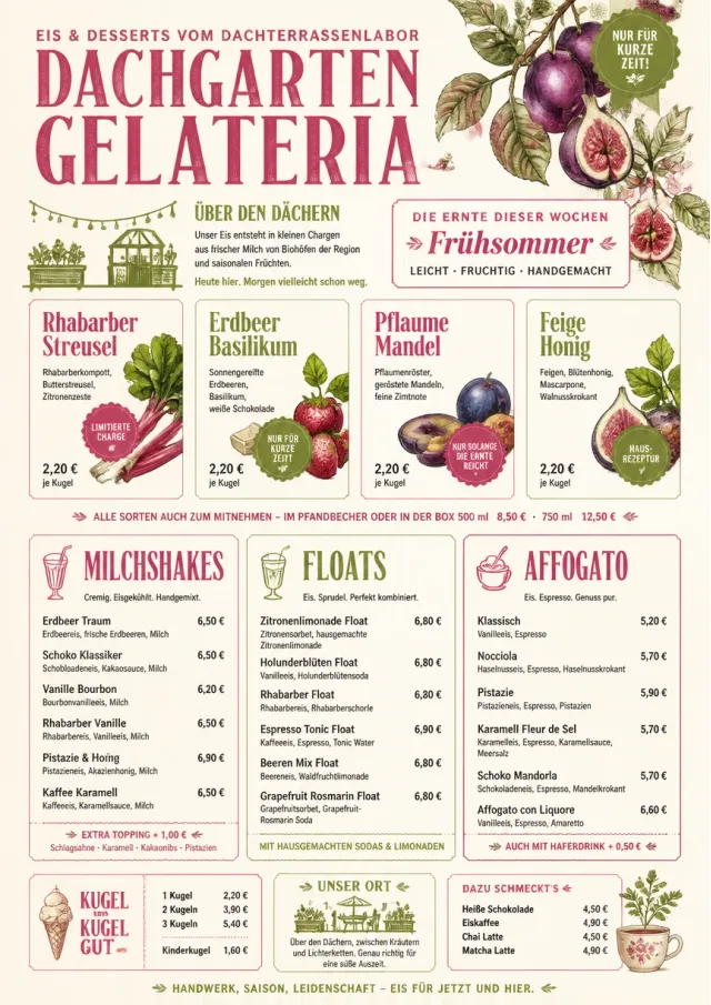 Seasonal Pastry ice-cream-menu menu template preview