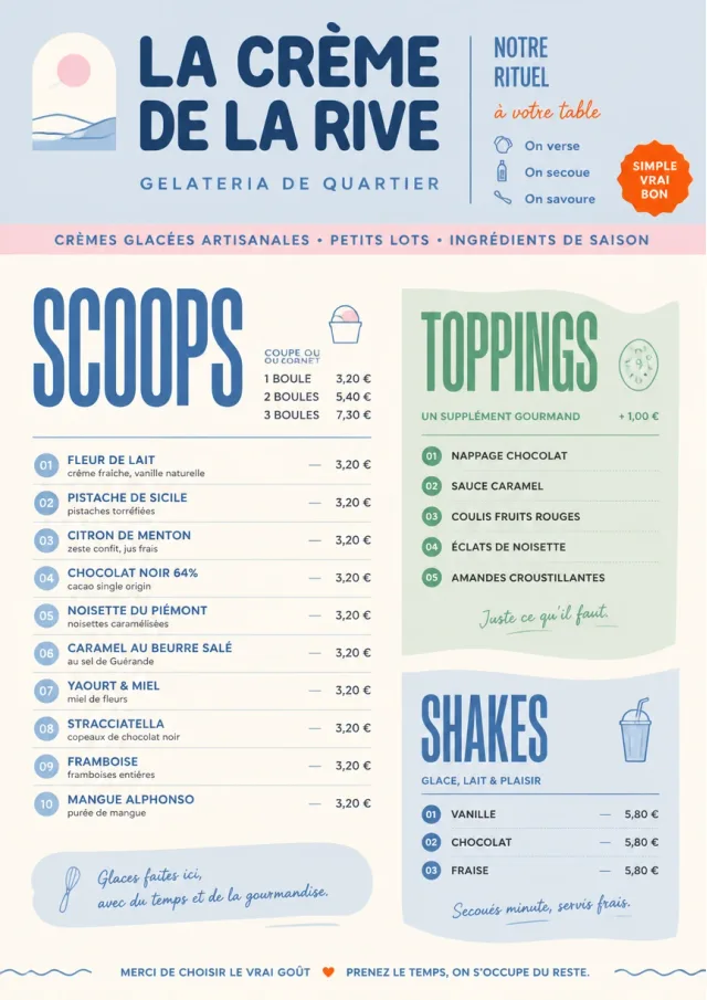 Scoop Shop Lite ice-cream-menu menu template preview