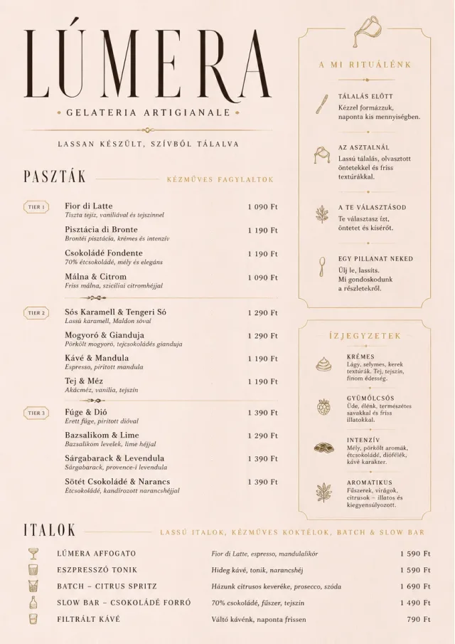 Patisserie Counter ice-cream-menu menu template preview
