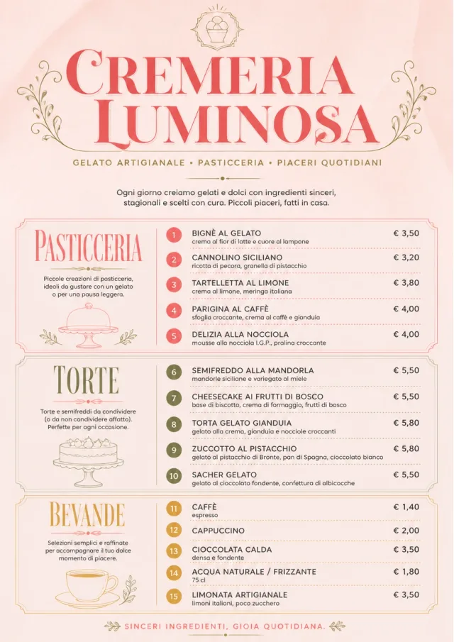 Patisserie Counter ice-cream-menu menu template preview