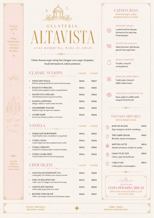 Patisserie Elegant ice-cream-menu menu template preview