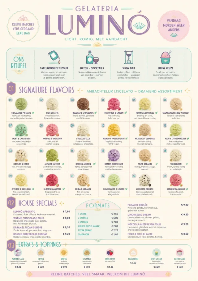 Gelato Bright ice-cream-menu menu template preview