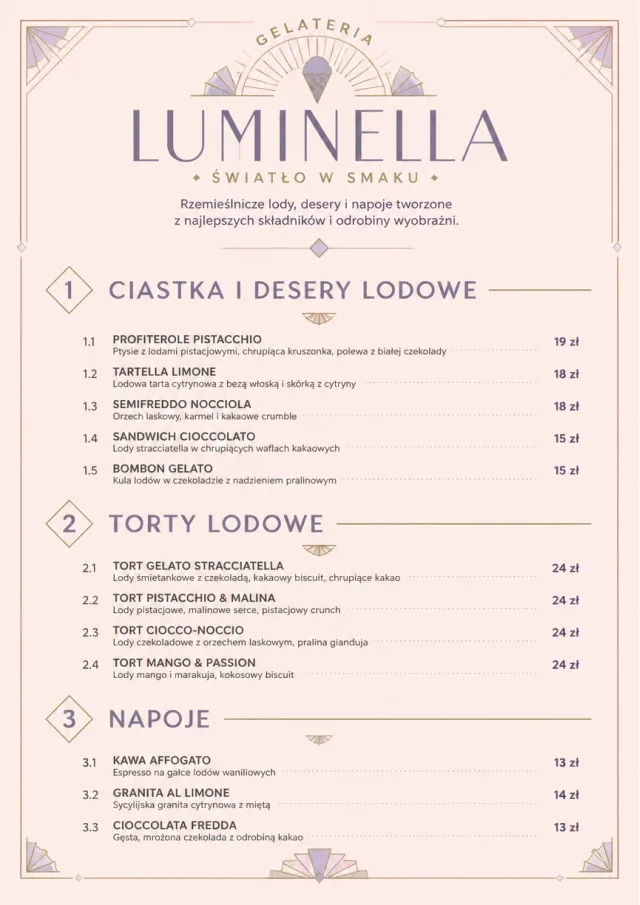 Patisserie Counter ice-cream-menu menu template preview