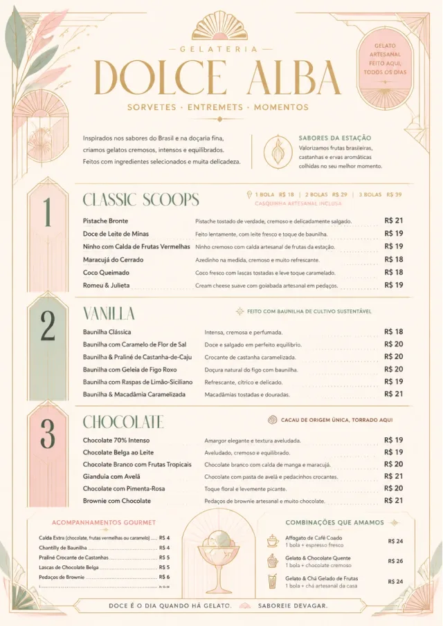 Patisserie Elegant ice-cream-menu menu template preview