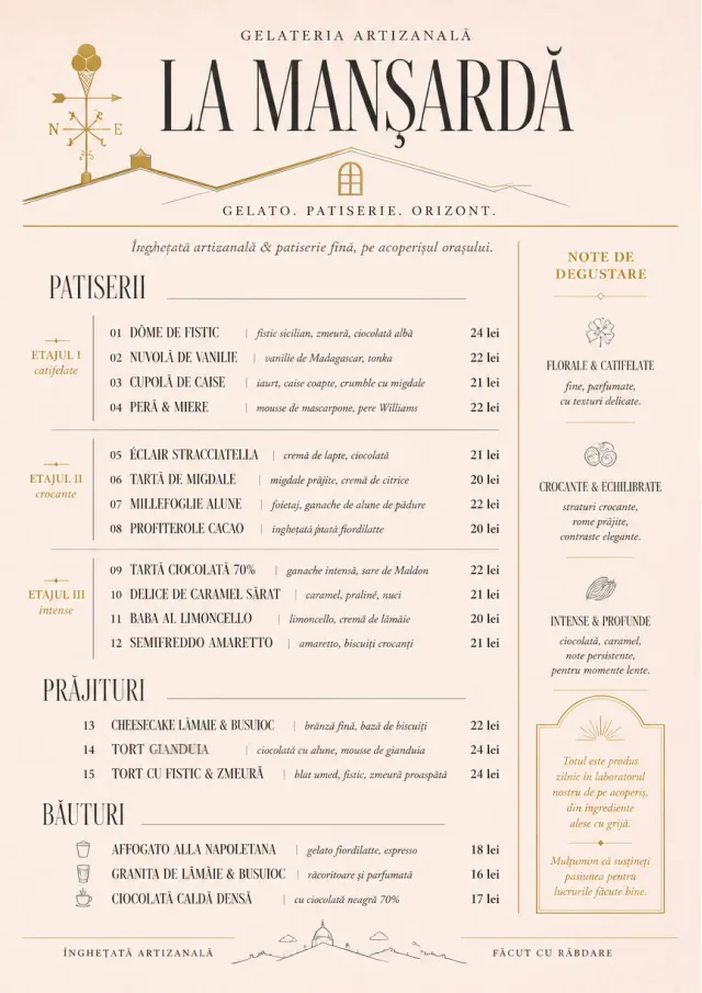 Patisserie Counter ice-cream-menu menu template preview