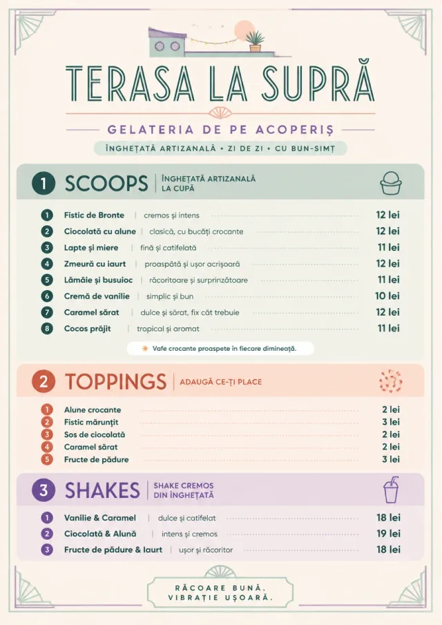 Scoop Shop Lite ice-cream-menu menu template preview