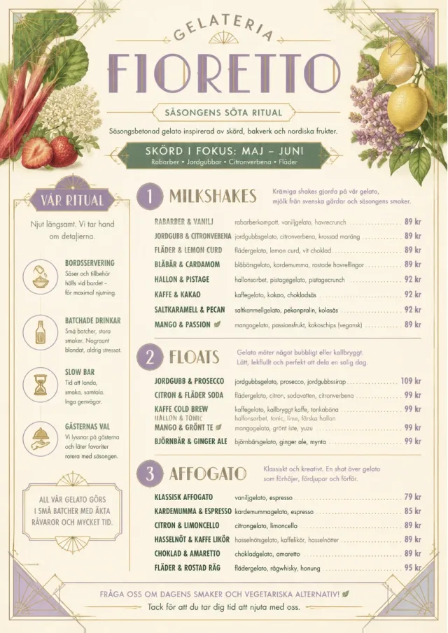 Seasonal Pastry ice-cream-menu menu template preview
