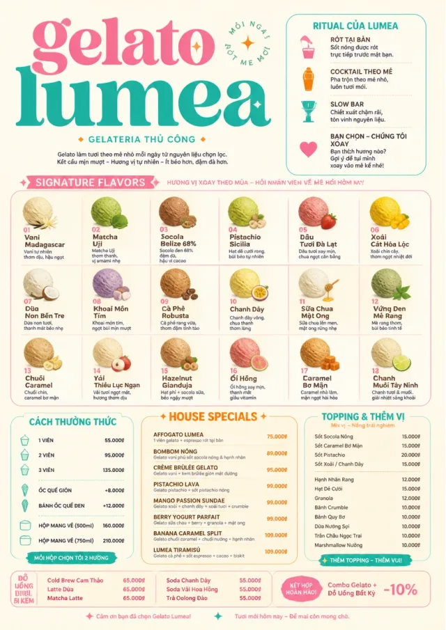 Gelato Bright ice-cream-menu menu template preview