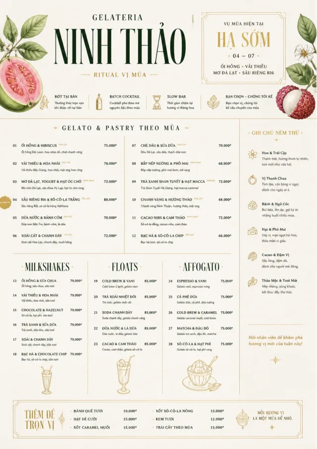 Seasonal Pastry ice-cream-menu menu template preview
