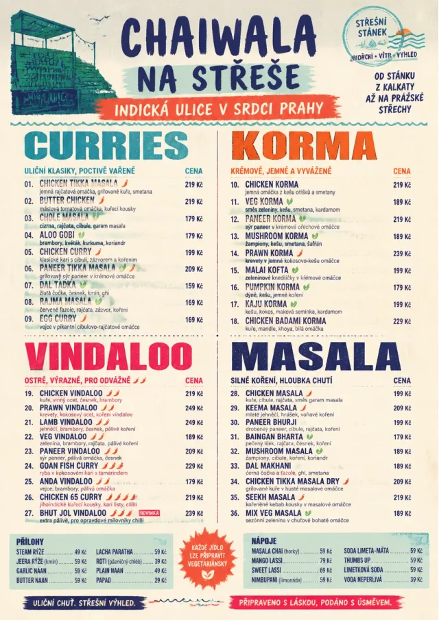 Street Stall Energy indian-menu menu template preview