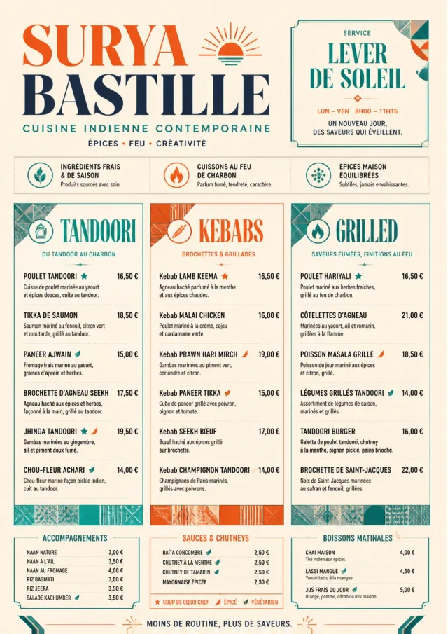 Modern Fusion indian-menu menu template preview