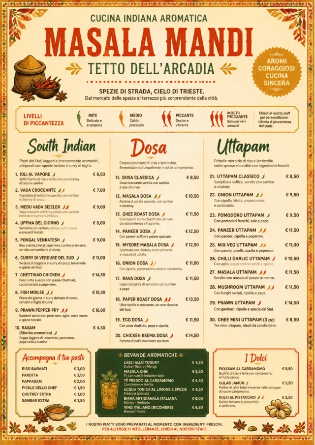 Spice Market Bold indian-menu menu template preview